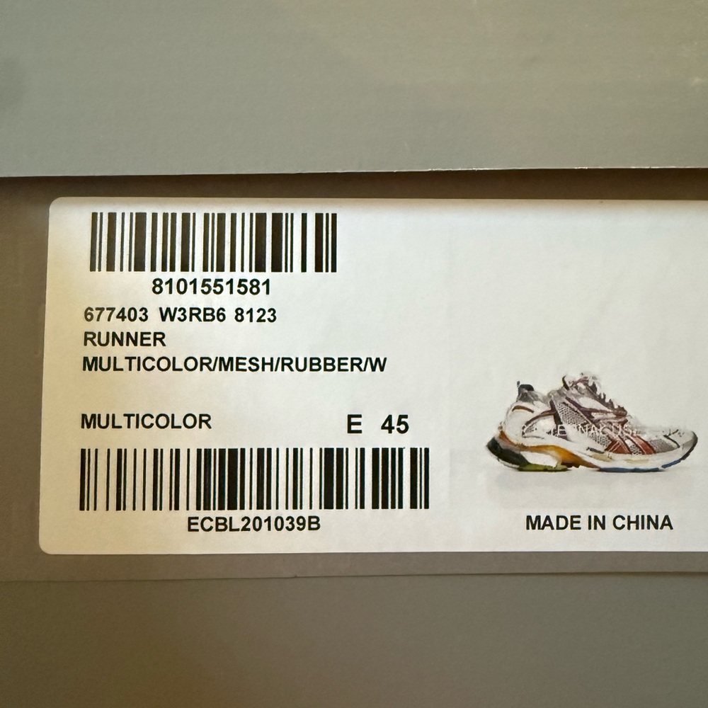 Balenciaga Multicolor Sneakers - Picture 5 of 7